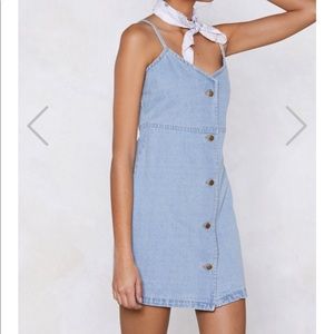 NWT Nasty Gal denim dress